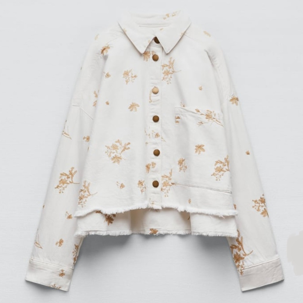 *NWT* Zara Embroidered Jacket